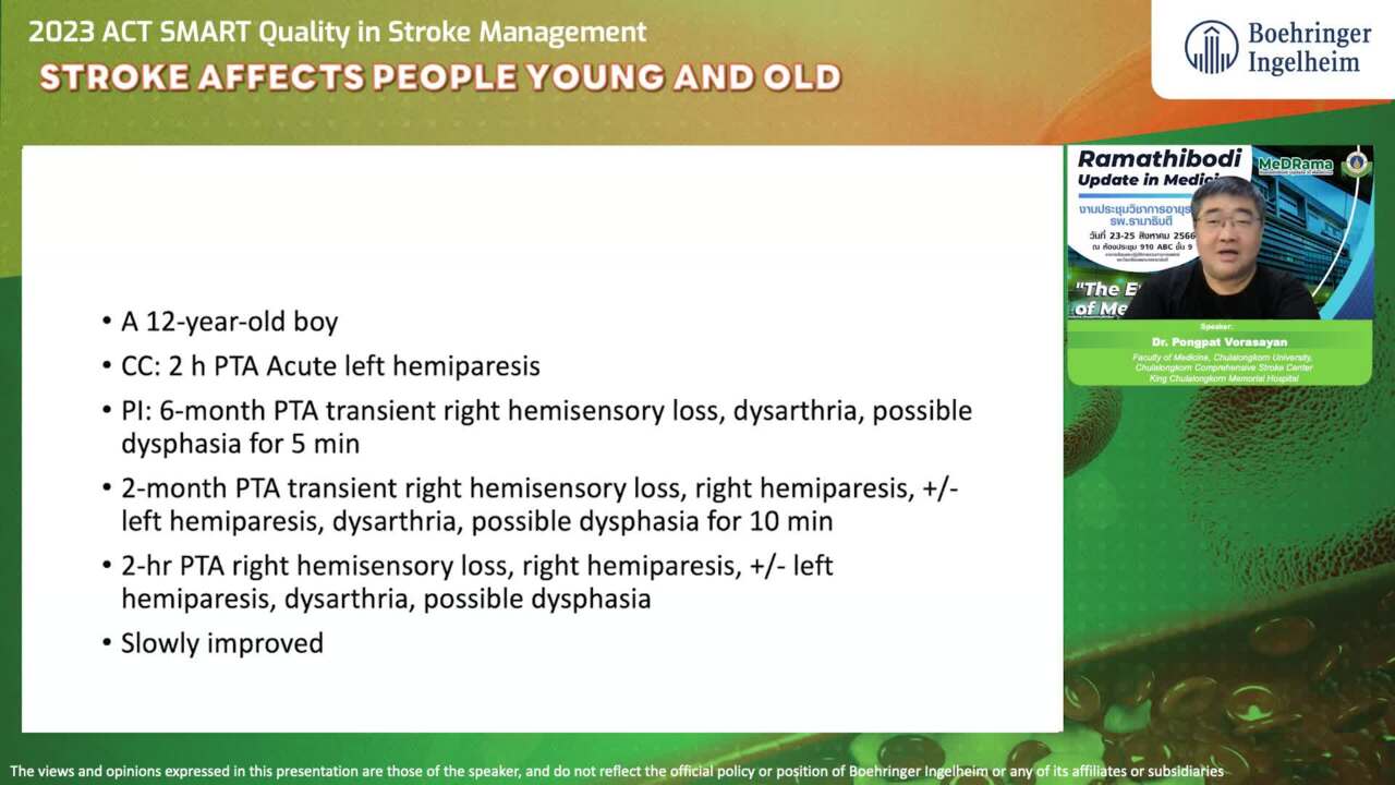 Stroke Affects People Young and Old